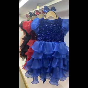 Dress Anak Perempuan Payet Layer Tutu Usia 2-8 Tahun
