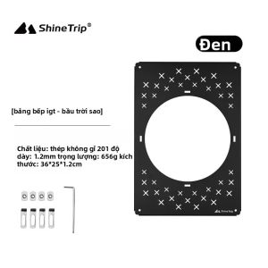 ShineTrip | Bàn Xếp Di Động ShineTrip IGT Mặt Bàn Bằng Thép Không Gỉ Phụ Kiện Bếp Ngoài Trời Dành Cho Người Cắm Trại