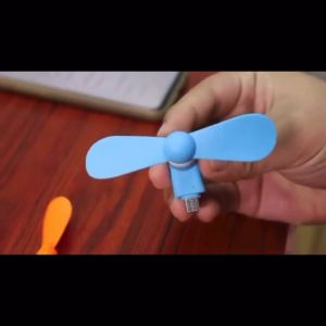 Durable Portable OTG Mini Fan 2 In 1 For Android & iPhone Electronic Mobile Cellphone Smartphone