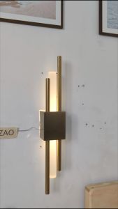 SOLO Nordic Night Lights Long Strip Wall Lamp Bedroom Bedside Lamps Minimalist Wall Light for Living Room