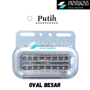 Lampu Led Bak Samping Truk Variasi 24volt Model X Terbaru Dan Model Oval Besar Sein Running Light Waterside