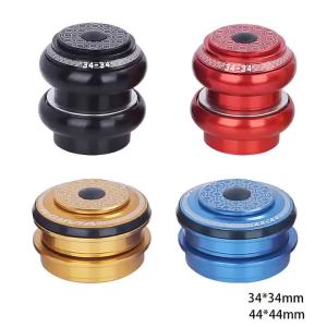 MTB Bicycle Headset 28.6mm Threadless Straight Tube Fork CNC 1-1/8" 34MM Sealed Bearing 44MM Semi-integrated Headset