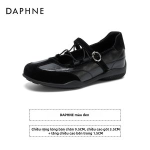Daphne | Giày Baler Mary Jane Phong Cách Pháp Dây Bạc