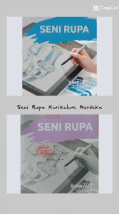 Ori Buku Seni Rupa Kelas 8 SMP Kurikulum Merdeka Penerbit Erlangga