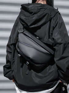 Shoulder Messenger Bag Mens Large Capacity Trendy Brand Chest Bag Shoulder Bag Magnetic Buckle Backpack Men Cycling Crossbody Bag