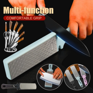START 5 in1 Pengasah pisau gunting mini peralatan dapur Double Side Diamond Sharpening Knife - B216L