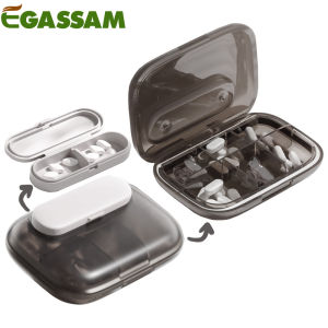 1PCS Travel Pill Organizer Small Pill Container 4/6 Compartments Daily Pill Box for Pocket Portable Pill-Case for Purse