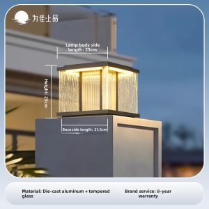VINCAN | Solar Pillar Top Light