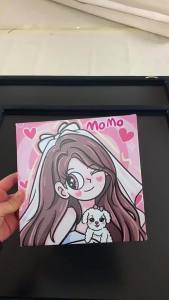 Custom Hand-drawn Portrait Couple or Friends Decorative Painting