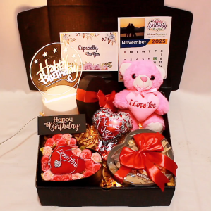 Barstore Gifts | Kado Hadiah Romantis untuk Wanita - Gift Set Box Aesthetic Romantis - Hampers untuk Momen Spesial Ulang Tahun Anniversary Wisuda Valentine Wedding - (Type VINY) Kado Berkesan Hadiah Unik Kado untuk Cewek