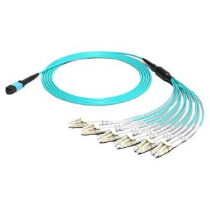 YONGDING | Pre-terminated Multimode 40G-10G Compatible OM3 MPO-FC Fiber Jump Cable 12 Fibers