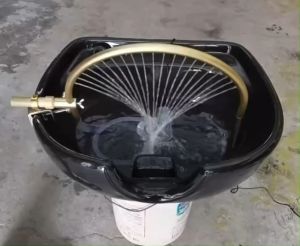 Water Cycle Mesin Hair Salon Shampoo Bed Chinese Medicine Water Circulation Shampoo and Flush Bed Special Mobile Water Circulation Head Massage Relaxing Head Therapy