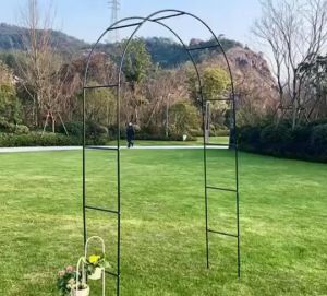 Mylilangelz Iron Flower Arch Wedding Party Arch Outdoor Garden Decoration
