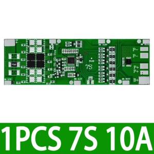 24V BMS Li-ion 18650 Bảng Sạc Pin 7S 10A/15A/20A/30A Với Chức Năng Cân Bằng Bảo Vệ Ngắn Mạch & Nhiệt Độ Cho Đồ Chơi Điện Tử