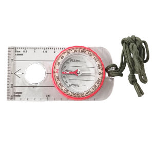 Luminous GPS Compass Shockproof Waterproof Mountaineering Compass High Accuracy Outdoor Multifunctional with Magnifier for Climbing Biking Exploring