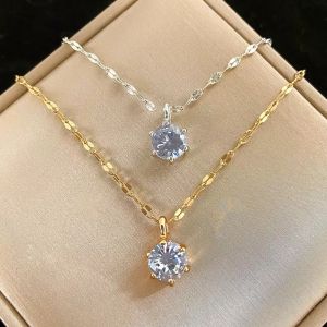 kalung set liontin titanium perhiasan wanita anti luntur