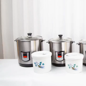 CROVON Crown Electric Cooker Automatic Soup Stew Porridge Pot CROVON  Crown Electric Stew Pot - Automatic Soup Maker Water-Isolated Stew and Porridge Cooker