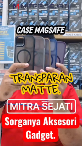 Mitra Sejati Case Magsafe Transparan Matte Casing Handphone All Type