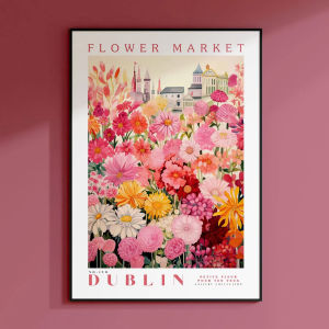 Jigsaw Puzzle Colorful Flower Market And Botanical Art For Adults Great Way To Unwind After Busy Week