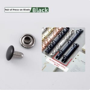 KNOLIEV | Metal Loose-leaf Ring Metal Three-six-nine Hole Ring Organizer