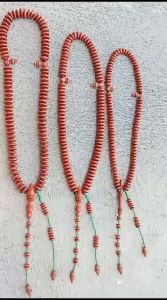 TERBAIK - Tasbih kayu galih secang 99 butir model donat pipih 16 mm | tasbih kayu pipih jumbo terbaik