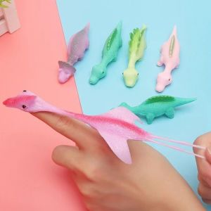 Sticky Wall Dinosaur Finger Launch Interactive Childrens Toy Stress Relief Creative Parent-Child Sharing Gift Prize