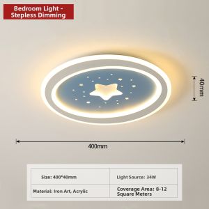 QINGYAO | Creative Childrens Bedroom LED Star Ceiling Light