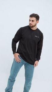 Otsky Kaos Pria Lengan Panjang Signature Cotton Combed 24s High