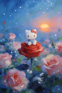 TOPTOY | Kawaii Sanrio Character Digital Oil Painting By Numbers on Canvas Home Decor for Living Room Bedroom Handmade Gift