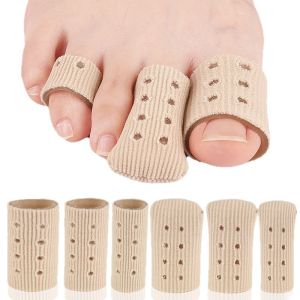 INEOO 1PCS Finger Toe Fabric Gel Lined Tubes Sleeve Protectors for Corns Blisters Pain Relief