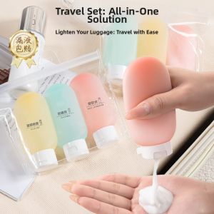 Travel Portion Bottles Portable Silicone Toiletry Set