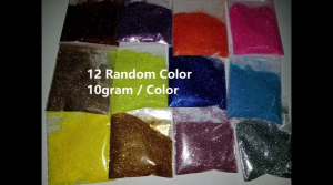 Kids crafts 12 color colour Glitter Powder Fine Dust Nail Art Crafts Hands-on craft School Project