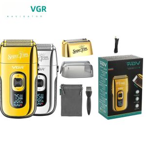 VGR | VGR 332 Máy Cạo Râu Điện Cho Nam Sạc Điện Máy Cạo Râu Tông Đơ Cắt Tóc Lưỡi Dao Bằng Thép Không Gỉ Cạo Râu Khô/Ướt Chăm Sóc Cá Nhân Tiện Ích