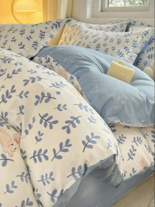 Full Cotton Thick Bed Cover 150x200cm