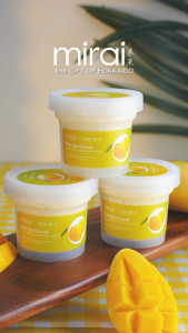 Mirai Ultra Brightening Body Scrub Niacinamide 250g*2 Sensitive Skin MangoGlow Bright Skin