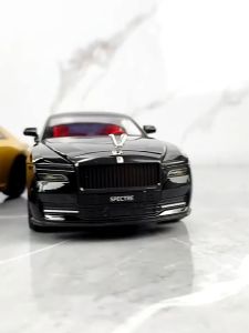 1:24 Scale Rolls Spectre Royce Alloy Car Model Light & Sound Effect Diecast Car Toys for Boys Birthday Gift Kids Toys Car Collection