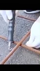 1PC Rebar Tie Wire Twister Semi-automatic Concrete Metal Wire Twisting Fence Tool Straight Hook