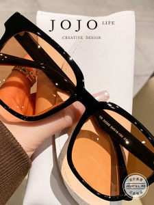 Slimming Large Frame UV Protection Sunglasses JOJOS L. PD Korean Style Fashionable Sun Glasses for Women Square Shape