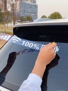 Car Sticker WIFI 100 percent Battery Pattern Helmet Stickers Personalized Design Car Window Exterior Decorative Decals