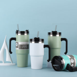 20oz/30oz Stainless Steel Thermos Water Bottle Car Insulated Cup Outdoor Sport Vacuum Flask Keeps Cold and Heat Thermal Mug