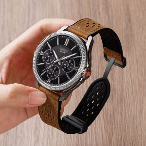 ผู้ชายแท้ หนัง สายนาฬิกาซิลิโคนแม่เหล็ก为 Casio Tissot Dw天王