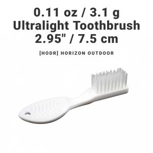 [HODR] Ultralight Toothbrush 3.1g Mini Camping Travel Toothbrush PP for Backpacking Outdoor UL Gear Ultralight Hiking Equipment