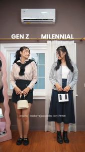 Yoenik Apparel Irra Kemeja Wanita Oversize Tops - Atasan Wanita