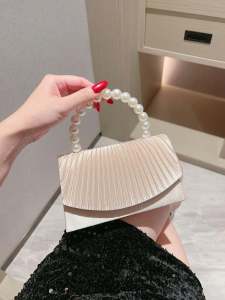 กระเป๋าถือจี้มุกสำหรับงานเลี้ยง กระเป๋าถือขนาดเล็ก กระเป๋าถือแฟชั่น กระเป๋าถือแบบสะพายข้าง PU สำหรับผู้หญิง