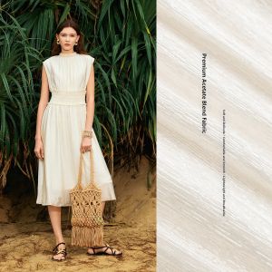 BEIQIANI | Vintage Wooden Ear Summer Resort Elegant Bell Dress