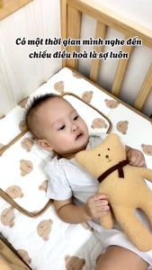 Chiếu Điều Hòa Cao Su Non Kèm Gối IQKao Cho Bé Mát Lưng Thoáng Khí Kiêm Đệm Ngủ Cho Bé Sơ Sinh Size 60x120cm