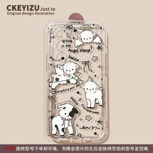 Applicable to Samsung S24ultra Phone Case All-Inclusive S23 + Ultra-Thin S22 Straight Transparent S21plus Soft Silicone S20fe Drop-Resistant S10 + Cute English Puppy Galaxy Protective Case 5G Female