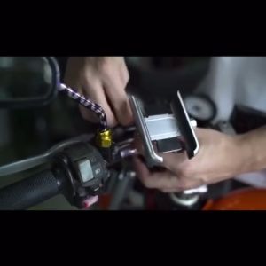 🔥Ready Stock🇲🇾 Aluminium Alloy Motorcycle Phone Holder 360° adjustable For moto bicycle Mirror phone holder
