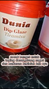Dunia Dip Glaze All Variant 1 Kg: Selai DUNIA untuk Kue