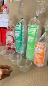 #ชามพลาสติก - ถ้วยพลาสติก PP52 ยี่ห้อSB (ยกลัง) 1200 ใบ